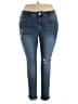 Maurices Hearts Blue Jeans Size 18 - photo 1