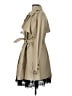 Luii 100% Cotton Tan Trenchcoat Size L - photo 5