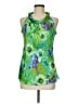 Spense 100% Polyester Green Sleeveless Blouse Size M - photo 1