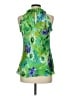 Spense 100% Polyester Green Sleeveless Blouse Size M - photo 2