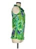 Spense 100% Polyester Green Sleeveless Blouse Size M - photo 4