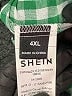 Shein Checkered-gingham Green Short Sleeve Blouse Size 4XL - photo 7