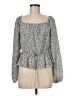 Altar'd State 100% Polyester Silver Long Sleeve Blouse Size M - photo 1