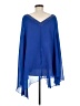 JJ's House 100% Polyester Blue Sleeveless Blouse Size S - photo 2