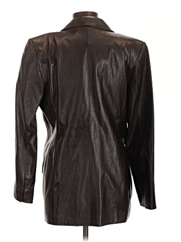 Linda Allard Ellen Tracy Leather Jacket (view 2)
