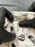 Freebird 100% Polyester Animal Print Ivory Long Sleeve Blouse Size L - photo 7