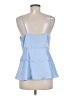 Banana Republic 100% Polyester Blue Sleeveless Blouse Size 6 - photo 2