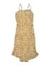 Art Class 100% Rayon Floral Yellow Dress Size 10 - 12 - photo 2