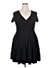 Unbranded Solid Black Cocktail Dress Size XXL - photo 1