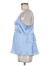 Banana Republic 100% Polyester Blue Sleeveless Blouse Size 6 - photo 5