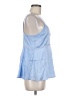 Banana Republic 100% Polyester Blue Sleeveless Blouse Size 6 - photo 4
