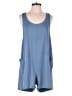 Fashion Solid Blue Romper Size M - photo 1