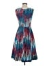 Tracy Reese Print Blue Cocktail Dress Size 4 - photo 2