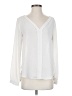 Veronica M. 100% Polyester Ivory Long Sleeve Blouse Size S - photo 1