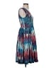 Tracy Reese Print Blue Cocktail Dress Size 4 - photo 4