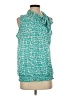 French Laundry 100% Polyester Teal Sleeveless Blouse Size S - photo 1