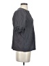 Current Air Gray Short Sleeve Blouse Size S - photo 4