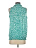 French Laundry 100% Polyester Teal Sleeveless Blouse Size S - photo 2