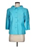 Talbots 100% Silk Teal Raincoat Size 8 - photo 1