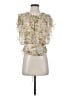ASTR The Label 100% Polyester Ivory Short Sleeve Blouse Size S - photo 1
