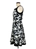 Chaps Print Black Cocktail Dress Size M - photo 5