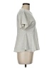 Lily White Silver Short Sleeve Top Size M - photo 4