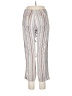 For Cynthia Stripes White Linen Pants Size L - photo 2