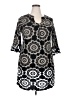 Aryeh Black Casual Dress Size 2X - photo 1