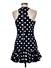 Aqua Polka Dots Blue Cocktail Dress Size M - photo 2