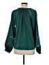 Caballero 100% Polyester Green Long Sleeve Blouse Size M - photo 2