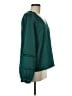 Caballero 100% Polyester Green Long Sleeve Blouse Size M - photo 4