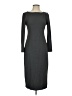 Talbots Solid Gray Casual Dress Size 4 - photo 1