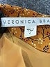 Veronica Beard 100% Rayon Paisley Brown Orange Casual Skirt Size 6 - photo 4