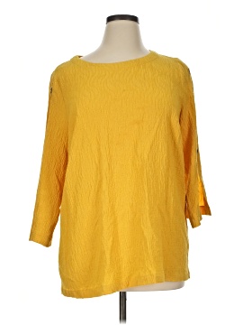 JM Collection 3/4 Sleeve Top (view 1)