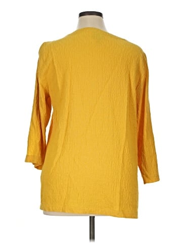 JM Collection 3/4 Sleeve Top (view 2)