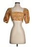 o.p.t Gold Yellow 3/4 Sleeve Blouse Size XS - photo 1
