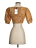 o.p.t Gold Yellow 3/4 Sleeve Blouse Size XS - photo 2
