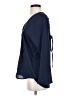 Chocolate 100% Polyester Blue Long Sleeve Blouse Size S - photo 5