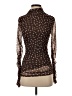 MNG Brown Long Sleeve Blouse Size XS - photo 1
