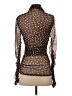 MNG Brown Long Sleeve Blouse Size XS - photo 2