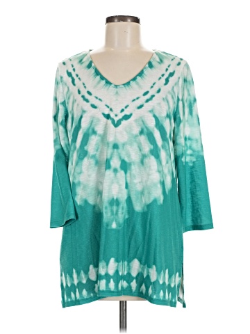 Zenergy by Chico's 3/4 Sleeve T-Shirt (view 1)