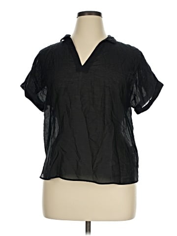 A New Day Short Sleeve Blouse (view 1)