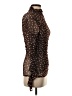 MNG Brown Long Sleeve Blouse Size XS - photo 4
