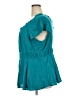 Torrid Teal Short Sleeve Blouse Size 3X Plus (3) - photo 5