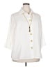 Apparenza 100% Polyester Ivory 3/4 Sleeve Blouse Size 2X - photo 1