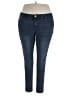 Democracy Solid Blue Jeans Size 18 - photo 1
