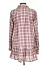 Easel Plaid Pink Long Sleeve Button-Down Shirt Size S - photo 2