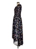 Ann Taylor 100% Polyester Floral Blue Casual Dress Size 6 - photo 5