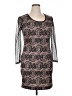 Yest Graphic Black Cocktail Dress Size 14 - photo 1