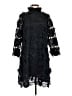 Tuckernuck 100% Polyester Black Cocktail Dress Size L - photo 1